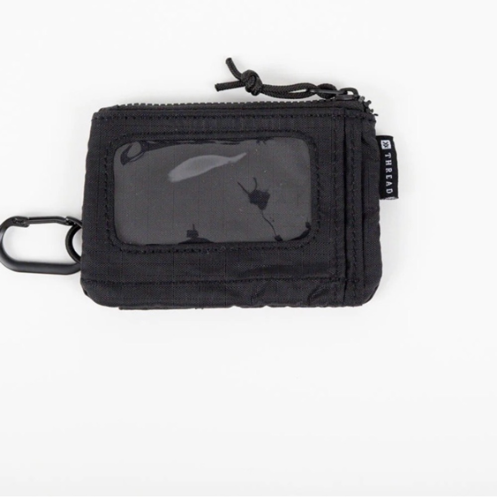 BRAND NEW- THREAD WALLET BLACK - ADVENTURE POUCH WALLET - Picture 2 of 11